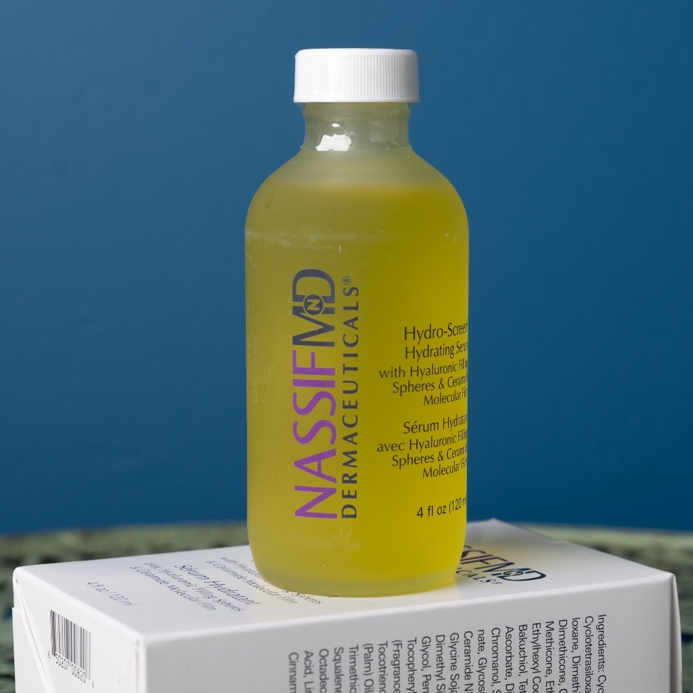 NassifMD Hydro-Screen Hydrating Serum 4oz | Hyaluronic Acid | Anti-Aging | NEW